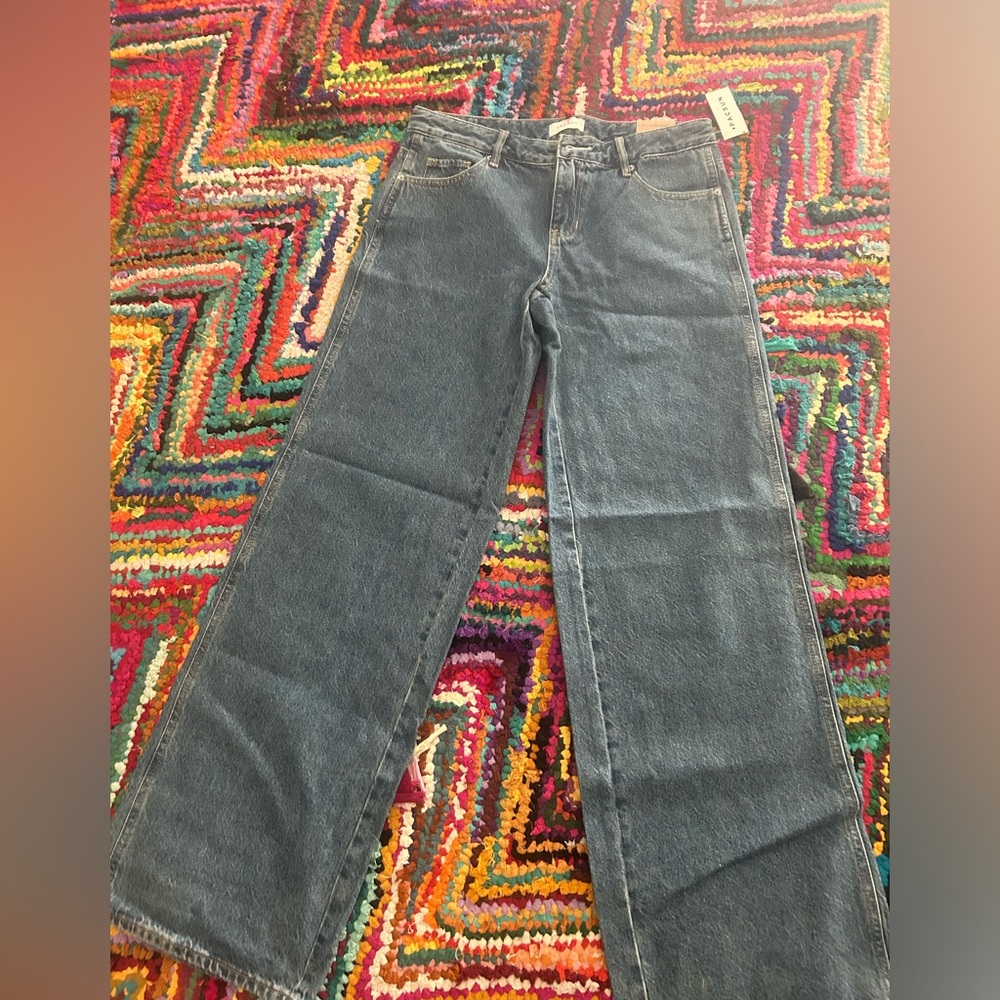 Pacsun wideleg dark wash jeans